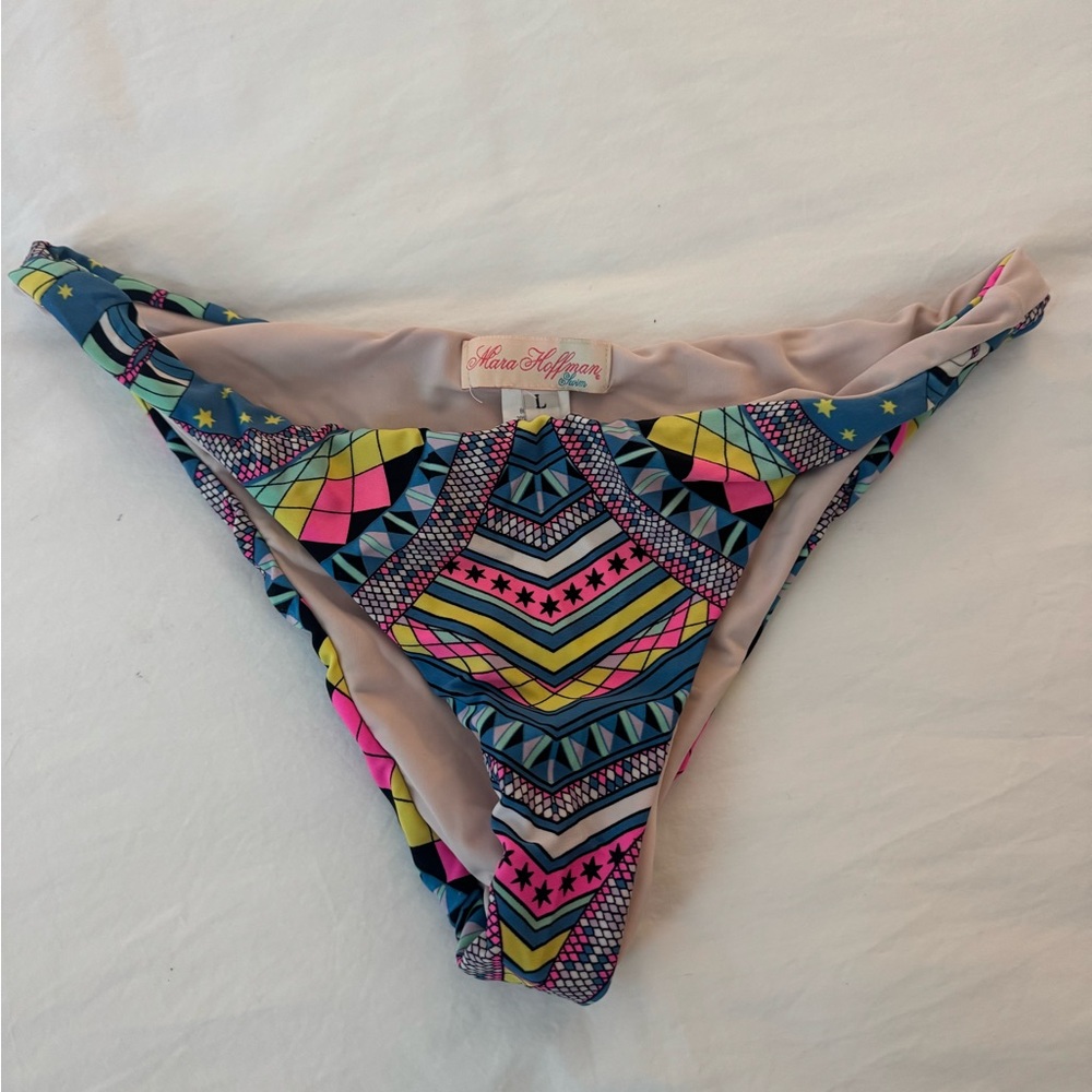 Mara Hoffman Multicolor Geometric Bikini Bottom